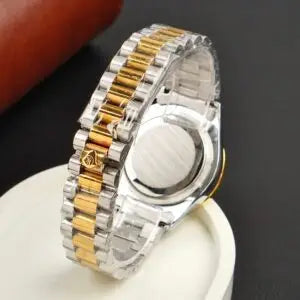Men - Date Only - Two Tone Lining White Dial