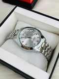 Men - Date Only - Pure Silver Watch