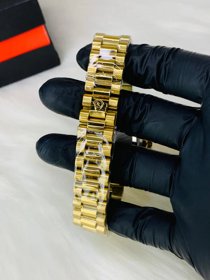 Men - Date Only - Pure Golden Watch